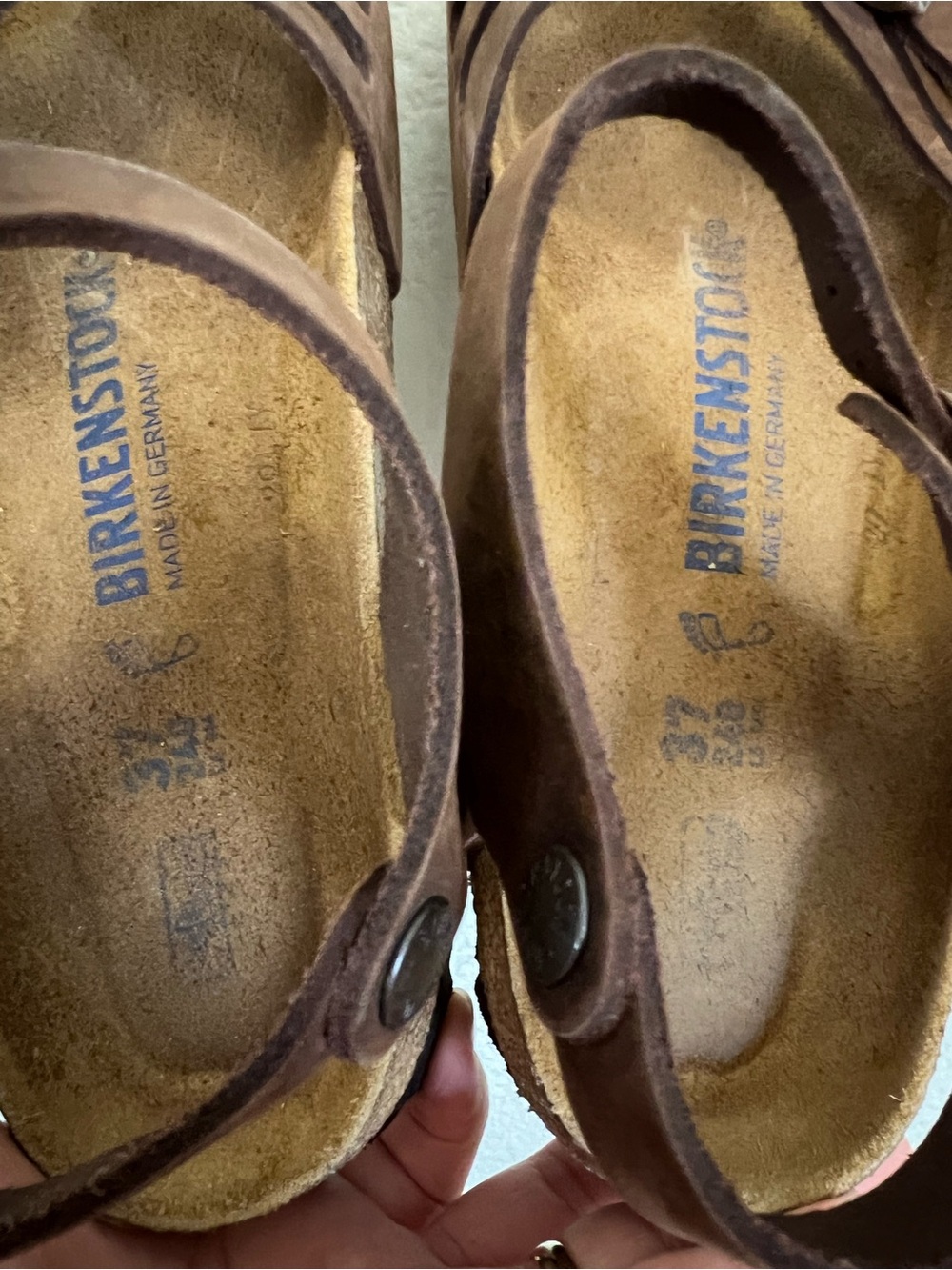Birkenstock BALI Habana Oiled Sandals Size 37 L 6-6.5 Regular fit - Picture 9 of 10